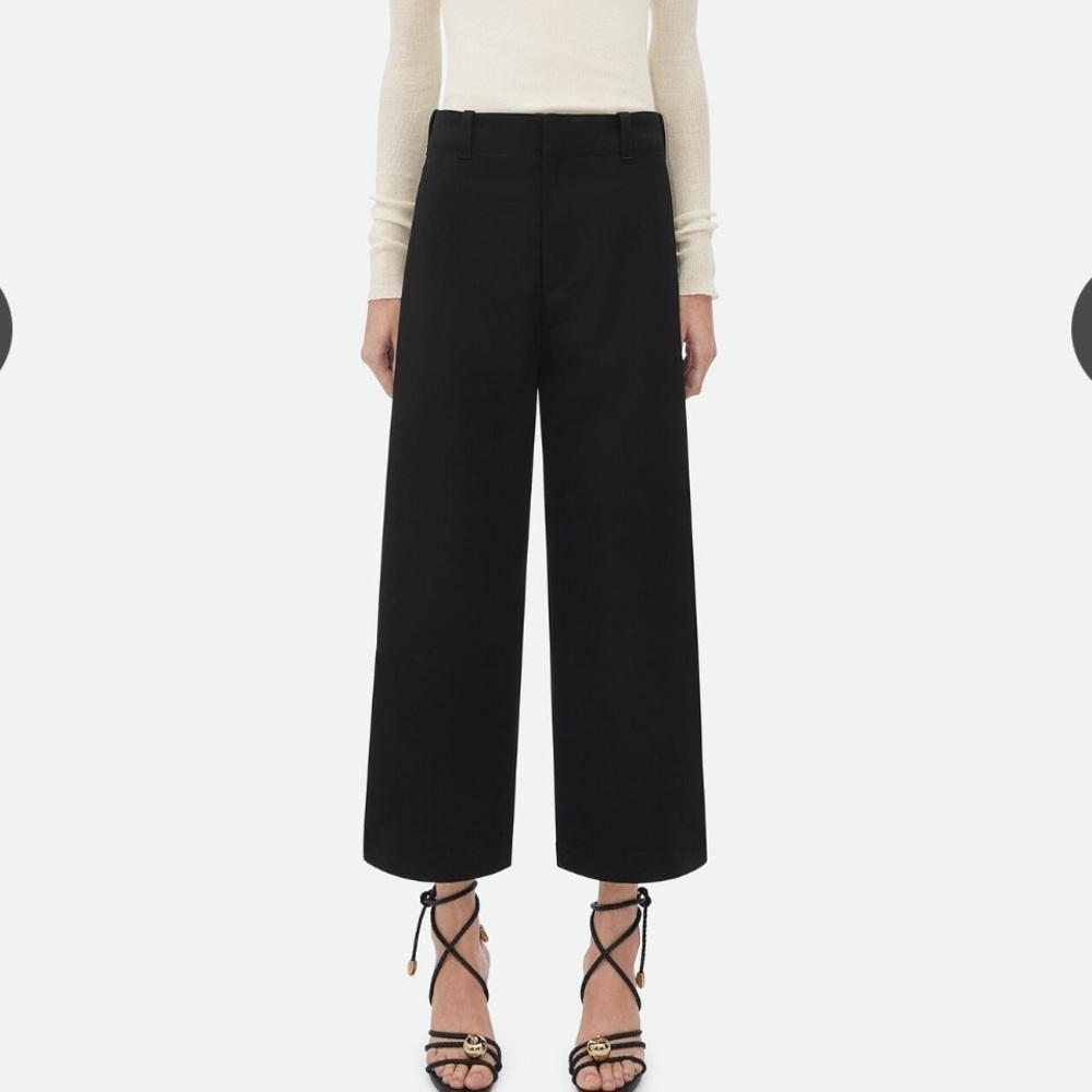 New Bottega Veneta Wool Culotte Trousers Size 42